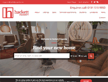 Tablet Screenshot of hackettproperty.com